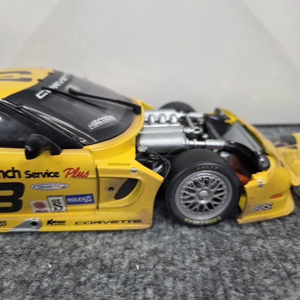 RARE 1:18 Dale Earnhardt & Dale Jr #3 GOODWRENCH 2001 RACED ROLEX CORVETTE C5R
